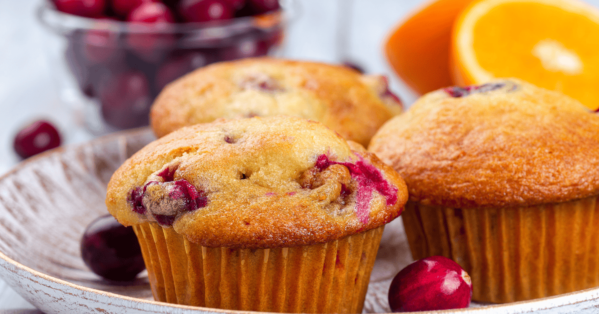 Book Blog Images - Cranberry Orange Muffins