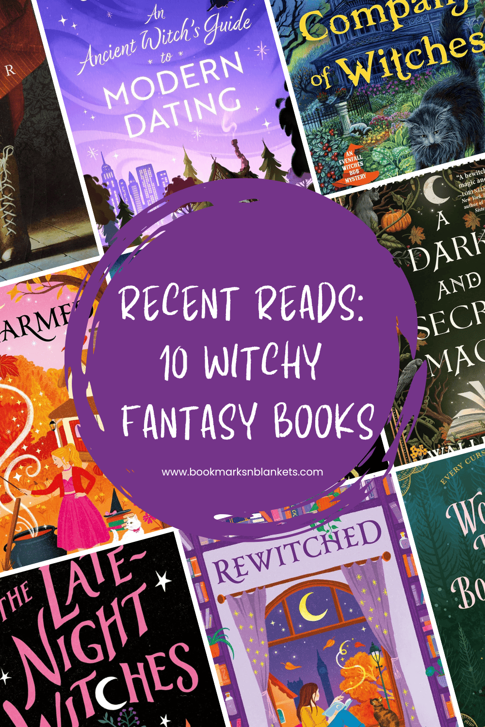 Recent Reads: 10 Magical Witch Fantasy Books
