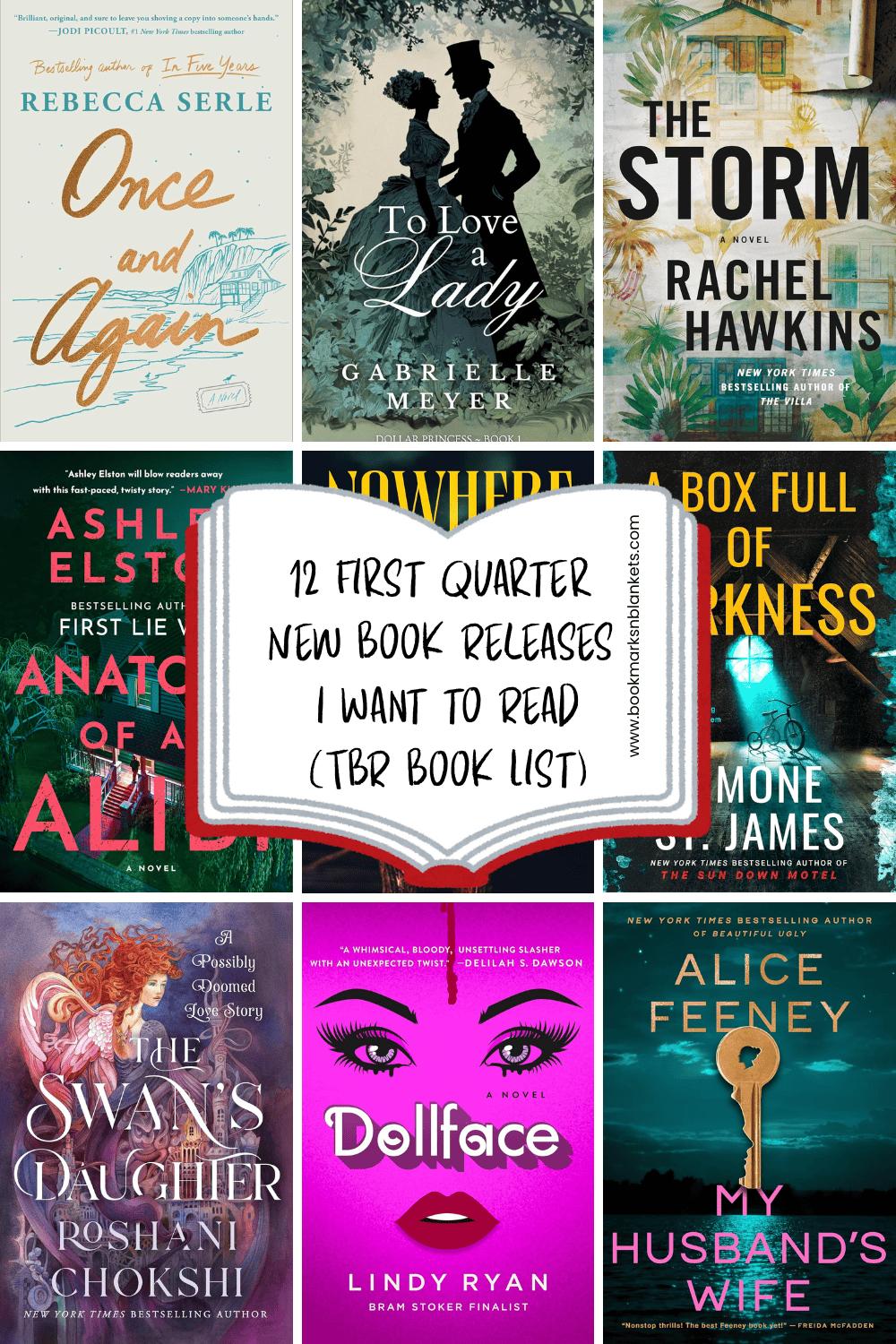 12 First Quarter New Book Releases I Want to Read - January 2026 TBR Book List