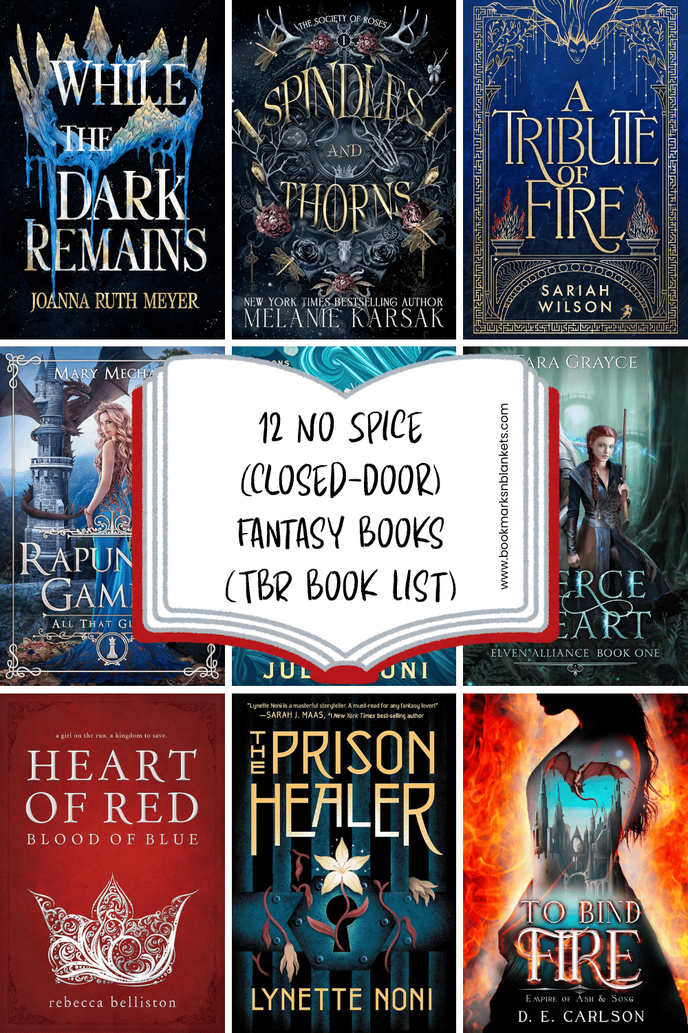 12 No Spice (Closed-Door) Fantasy Books | February TBR Book List