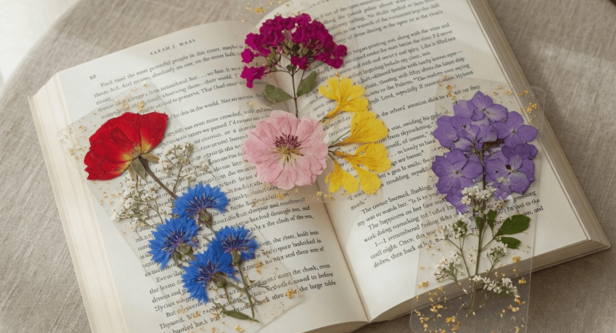 How to Make DIY Pressed Flower Bookmarks