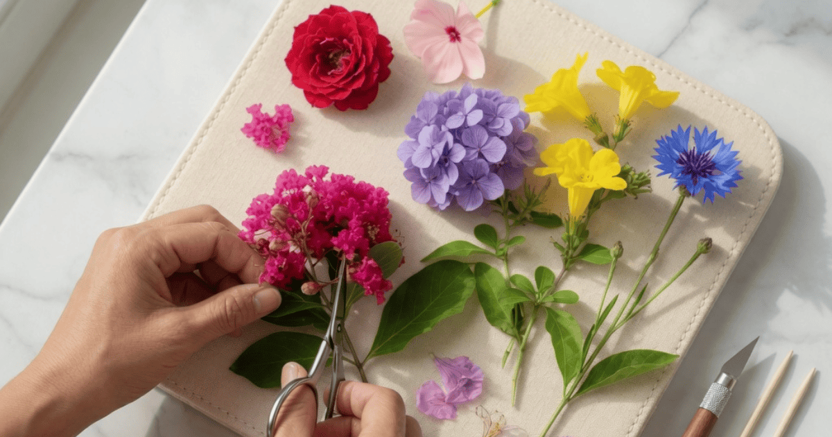 How to Make DIY Pressed Flower Bookmarks