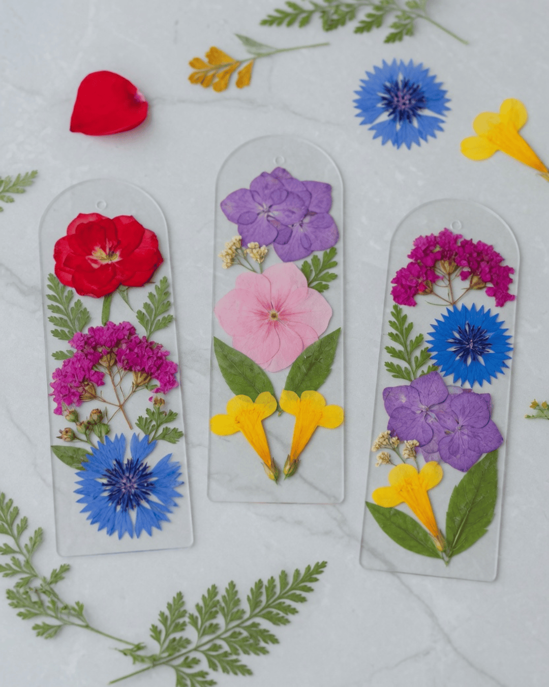 How to Make DIY Pressed Flower Bookmarks